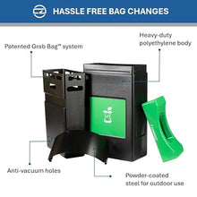Avante™ Series Made in The USA, Black Compost Container, 30-Gallon Shallow, Green Compost Panel, Green Lid, Black Canopy, Liner Included
