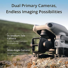 DJI Air 3 Drone Quadcopter RC-N2 Remote Dual Cameras 4K/60fps Gray
