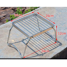 Portable Stainless Steel BBQ Grill Folding Barbecue Grill Mini Pocket BBQ Tools Barbecue Accessories for Home Park