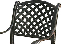 Sunvuepatio Cast Aluminum Patio Dining Set 11 Piece Outdoor Furniture 46"x120" Rectangle Table Desert Bronze