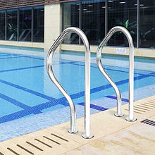 Swimming Pool Safety Handrail Kit Adjustable Angle 304 Stainless Steel Handrail Set for Indoors and Outdoor Steps Easy Installation, 1pc