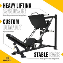 Powertec Fitness Leg Press Machine Black