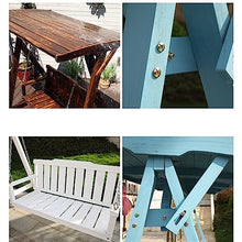 Garden Swing Chair Outdoor Courtyard Swing Leisure Room, Exposed Ceiling Hammock, Terrace Garden, Solid Wood Rocking Chair, Swing, Multiple Outdoor Chairs Porch Swings (Color : E)