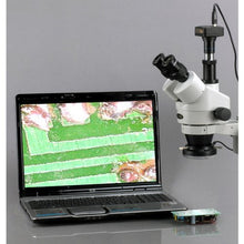 AmScope SM-5TY Trinocular Stereo Zoom Microscope 7X-90X Clear