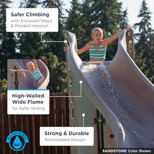S.R.Smith Typhoon Pool Slide, Gray – Premium Water Slide
