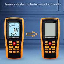 XARONF Handheld Anemometer, Wind Speed Meter Wind Velocity Airflow Tester Gauge with Backlight Display (Suitcase Included)