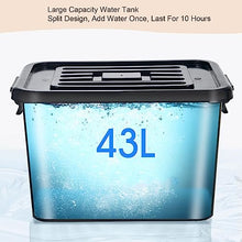 CUTPOIY Oscillating Misting Fan with 43L Tank, 3 Speeds, Cools Workshop, Garage, Barn