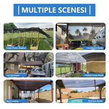 PIPRE 90% Sun Shade Cloth, 58 x 58 FT Pergola Shade Cover Canopy with Grommets, Sun Screen Fabric for Patio, Outdoor, Garden, Backyard, Black