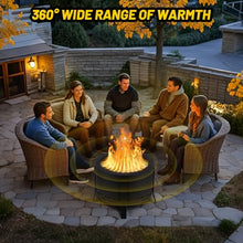 26" Smokeless Fire Pit with Ash Tray Base, Wood Burning Firepit with Adjustable Foot Fire Poker, Smokeless Outdoor Fireplace with Dust Bag, Heavy Duty Steel for BBQ, Bonfire, Camping Stove