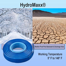 (4" Dia. x 300 ft) - HydroMaxx® 6 Bar Heavy Duty Reinforced PVC Lay Flat Discharge and Backwash Hose