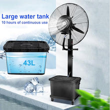DYUNCZ Ndustrial Misting Fan, Pedestal Fan with Mister, Outdoor Misting Fan Commercial Oscillating Fan, Large Mist Fans with 90° Oscillating, 3 Speeds, 11 Gallon Large Tank(71cm/28)