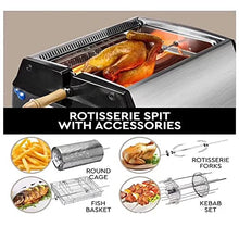 MNSSRN Smokeless Electric Grill with Grill, Yakitori Rack, Grilled French Fries Cage, Grilled Fish Rack, Barbecue Grill, Kebab Rack, Multifunctional Indoor Electric Grill