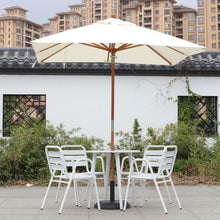 6.5x6.5 ft Square Patio Umbrella,Outdoor Table Umbrella with 8 Ribs,UV Protection Waterproof,Market Umbrella for Garden,Lawn,Deck,Backyard,Pool