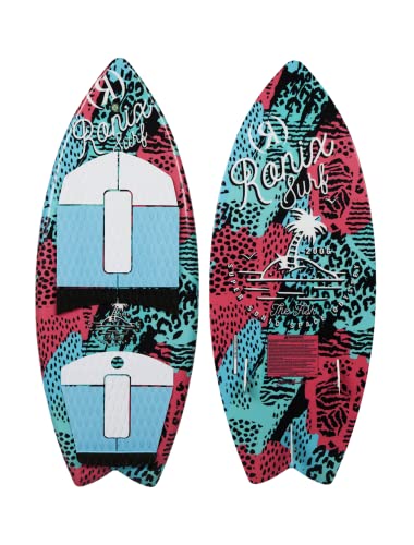 Ronix Super Sonic Space Odyssey Girl's Fish Wakesurf Board Coral/Mint/Black