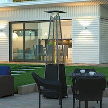 EMMA + OLIVER Black 7.5 Foot Round Patio Heater