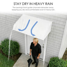 Kozyard Window Awning 66''W x 40''D with 2 Side Wings