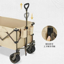 CWENZXDIA Garden Wagon Camping Wagon Cart 197L Folding Trolley Portable Ultralight Shopping Pushcart Outdoor Picnic Beach Trailer Car Utility Cart