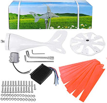 12000W Wind Generator Energy Generators,Windmill 12V 24V 48V Power Generator Water Turbine Camping with Charge Controller,24v
