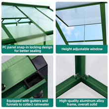 Garvee 6x10 FT Greenhouse - Large Aluminum Greenhouses for Outdoors
