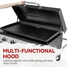 Royal Gourmet GB4008T 4 Burner Propane Gas Griddle, Pull-Out Side Table