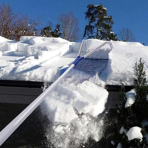 JYXYXSCP Snow Shovel Retractable Outdoor Roof Snow Shovel Aluminum Pole Snow Tool Removal Winter Snow Removal Tool Folding Garden Shovel