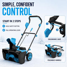 Cordless Snow Blower, 22-Inch Clearing Width, 3500W Brushless Motor