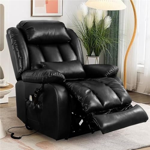 UOPYNE Dual Motor Power Lift Recliner Chair with Lumbar Pillow
