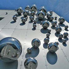 LSX 19 Inch Stainless Steel Gazing Ball Mirror Sphere for Outdoor Garden