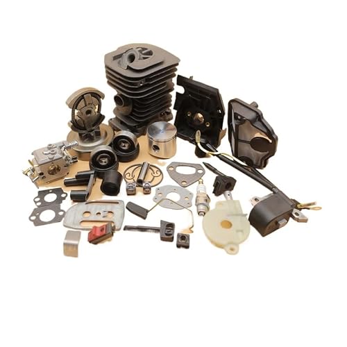 WYLMTPJ Cylinder Piston Carburetor Ignition Coil Clutch Drum Oil Pump Kit for 38mm H 136 137 141 142 Chainsaw Engine Parts