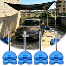 YXXSDP Shade Sail Support Poles with Base, Adjustable Canopy Stand Kit