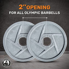 Bells of Steel Cast Iron Weight Plates - Mighty Grip Olympic Weight Plates Gray