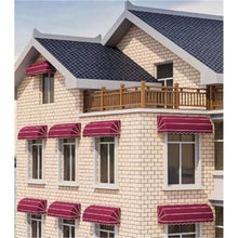 2pcs Water-Resistant Folding Awning Canopy for Doors & Windows Outdoor Patio Cover Weatherproof Shelter awnings