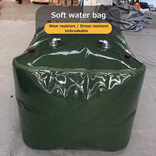 CUTPOIY Outdoor Water Storage Container Water Bag Water Tank, Foldable Portable PVC Flexible Rain Barrel, Large Capacity Gardening Water Bag with Faucet, Emergency Water Tank DRO, 670(176gal)