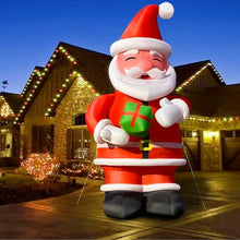 WARSUN 14.5Ft Premium Christmas Inflatable Santa Claus Red
