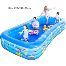 AQIANGJY Paddling Pool Oversized Thickened Inflatable Pool, Blow Up Pool for Kids/Kiddie/Adult, Inflatable Swimming Pool for Backyard/Garden Inflatable Swimming Pool