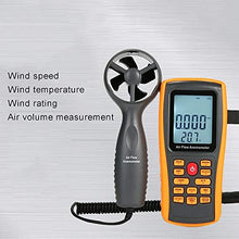 FRAHS Handheld Anemometer, Portable Digital LCD Backlight Wind Speed Air Volume Measurer, for Measuring Wind Speed