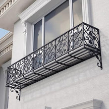 XNABKHH Indoor Outdoor Plant Shelf Wall-Mounted Metal Planter Rack - Perfect for Hanging Flower Pots Space-Saving Support for Home and Garden Decor,