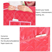 Infrared Sauna Portable Sauna Remote Control Temperature Used for Detoxification and Beauty Increase Blood Circulation (red)