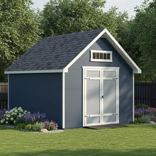 ShedMaster Linea 10x12 Do-It-Yourself Wooden Storage Shed with Floor Kit - Does not Include Paint or Roofing Shingles