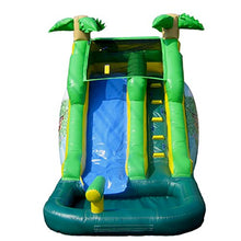 JumpOrange 12' Safari Water Slide Inflatable with Splash Pool Green