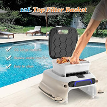 Automatic Pool Vacuum Cleaner,for Pools W/10l Large Capacity & Anti-Stuck Foam,3-Speed Modes,10-Hour Continuous Cleaning & 2000sq.ft