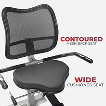 Sunny Health & Fitness Elite Recumbent Cross Trainer & Elliptical Machine Grey