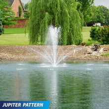 Outdoor Water Solutions 1/2HP Decorative Pond Floating Eco Fountain Black