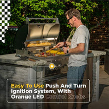 Coyote S-Series Natural Gas Grill, 30-in. 3-Burner Built-in Grill with RapidSear Infrared Burner & Rotisserie - C2SL30NG