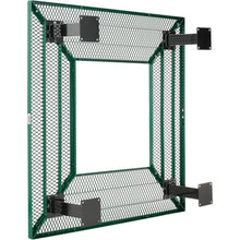 Global Industrial 6" Square Outdoor Tree Bench Expanded Metal Green