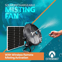 EXTREMEMIST Portable Solar Powered Misting Fan Pro 270 PSI