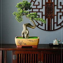 LSHAOBO Artificial Bonsai Tree Simulation Welcome to Tree Hotel Office Tea Several Live Hall Extreme Decoration (Color:D)