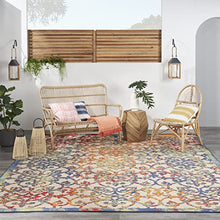 Nourison Aloha Indoor/Outdoor Multicolor Area Rug 10' x 14'