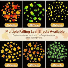 Business Outdoor 3D Dynamic Falling Leaf Projector Light, 40W-200W Waterproof Landscape Lamp for Commercial & Holiday Atmosphere Lighting(40W/ynamic Falling)