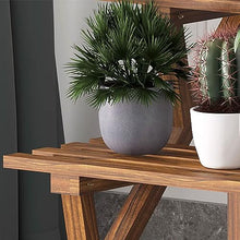 Wood Plant Stand Indoor Outdoor 3 Tiers Flower Stand Corner Stepped Planter Shelf Rack Flowerpot Holder For Plant Display In Patio Balcony Entryway Porch Livingroom Simple Retro Plant Trellis